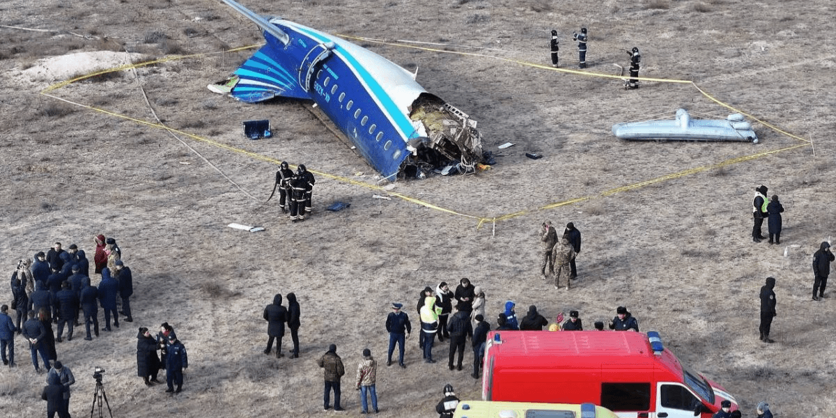 Все граждане Кыргызстана выжили при крушении самолета под Актау