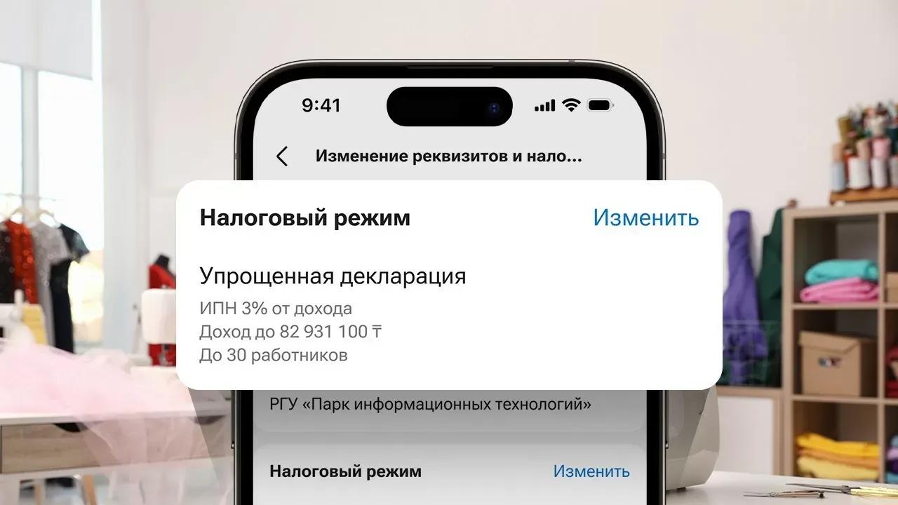 Индивидуальные предприниматели в Казахстане смогут менять налоговый режим в приложении Kaspi.kz
