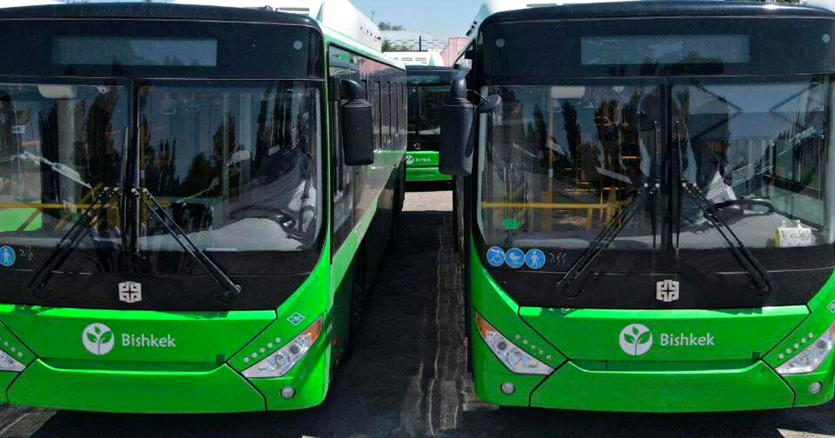К апрелю следующего года по Бишкеку будут курсировать 1.5 тысячи автобусов – вице-мэр