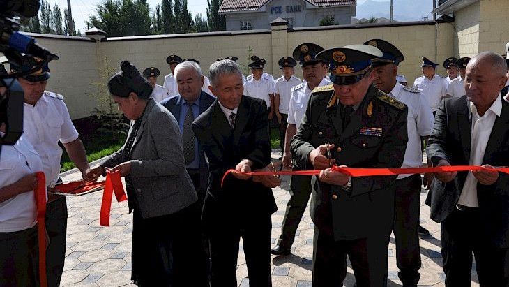 Камчыбек Ташиев открыл очередное здание ГКНБ — на этот раз в Нарынской области