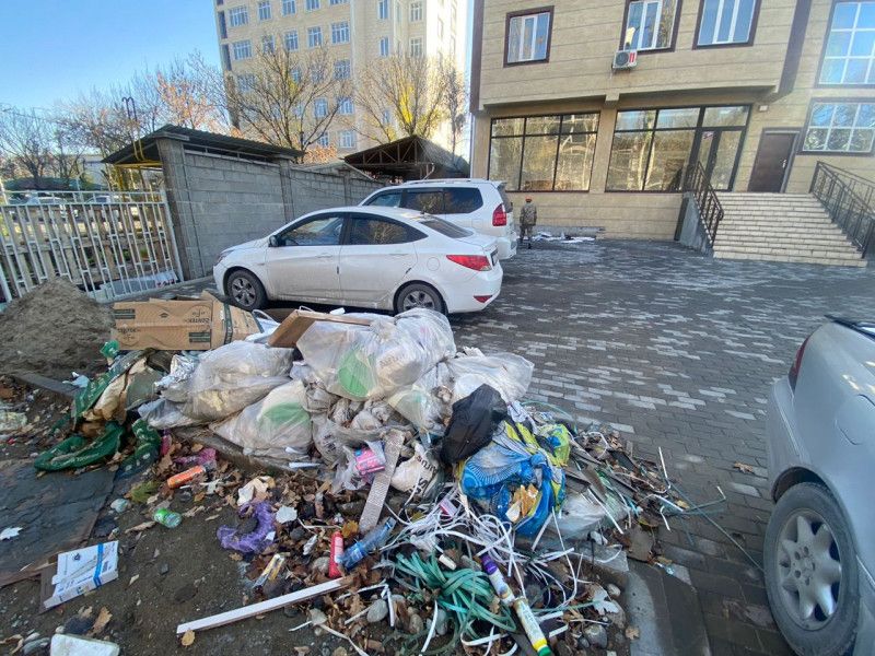 За выброс мусора в Бишкеке оштрафовали 38 компаний — список