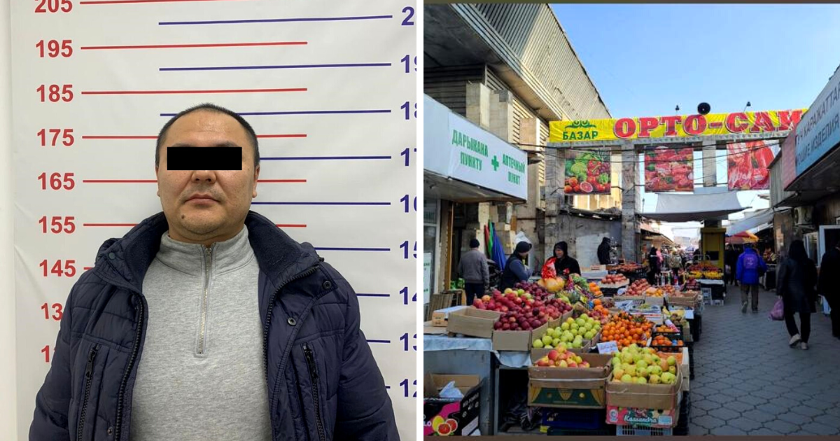 Сотрудник ГНС собирал деньги с торговцев рынка "Орто-Сай" и помогал уклоняться от налогов – его задержали