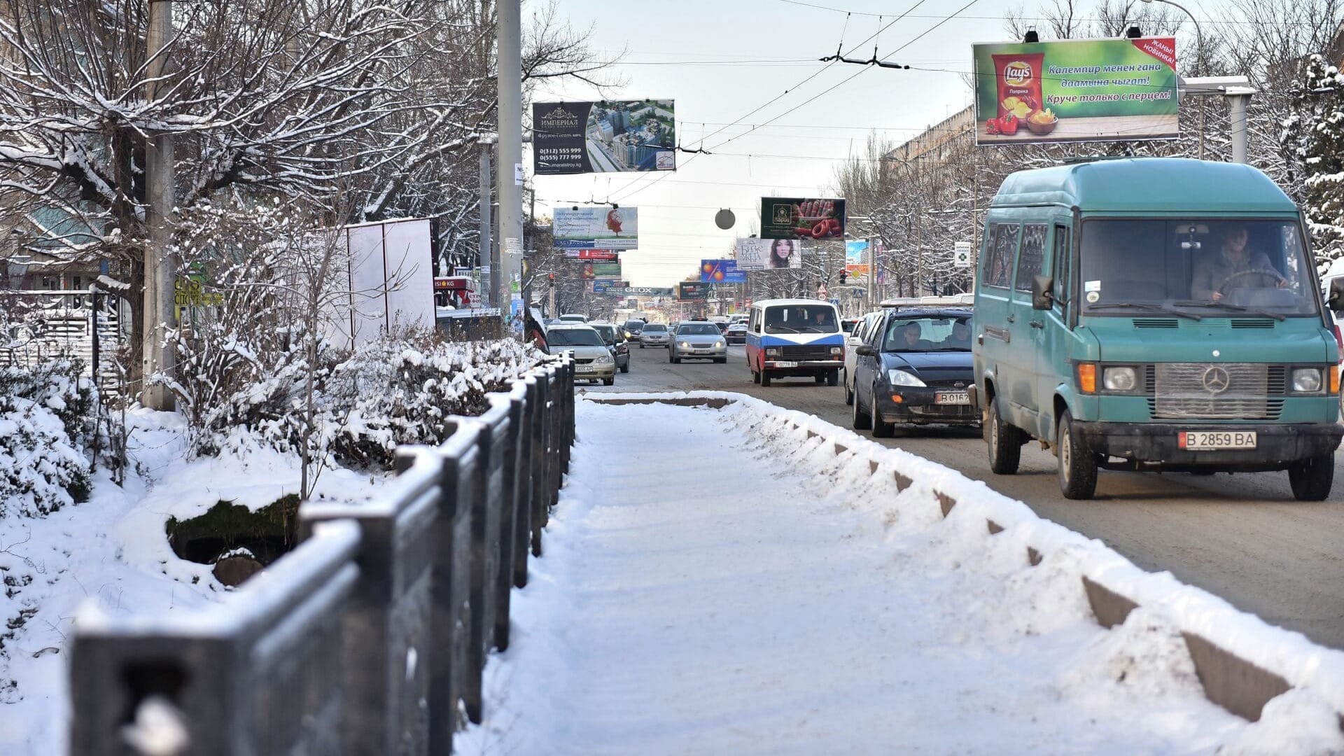 До 8 января на некоторых улицах Бишкека внедрят двустороннее и одностороннее движение – список