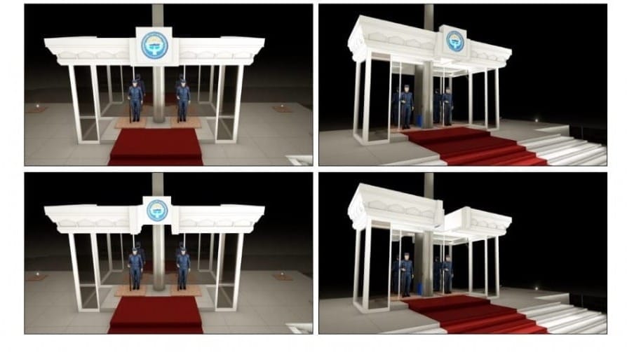 В Бишкеке планируют модернизировать кабинку для почетного караула на площади Ала-Тоо