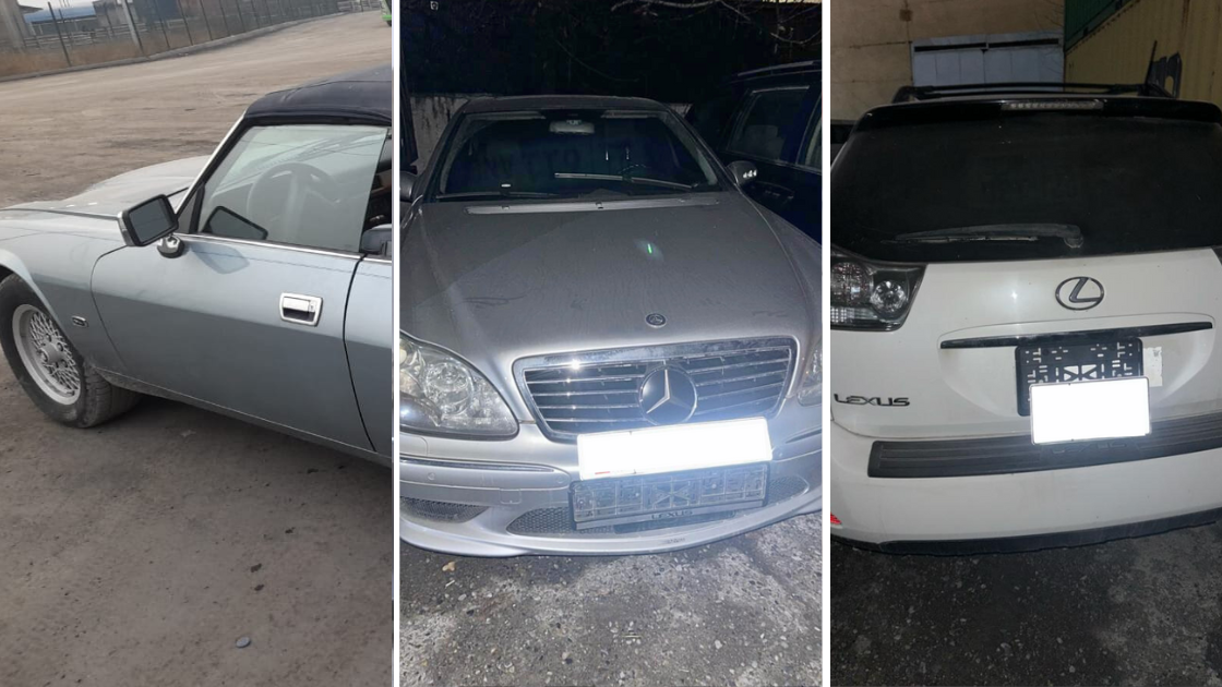 В Кыргызстан пытались ввезти 11 авто с фальшивыми документами и номерами