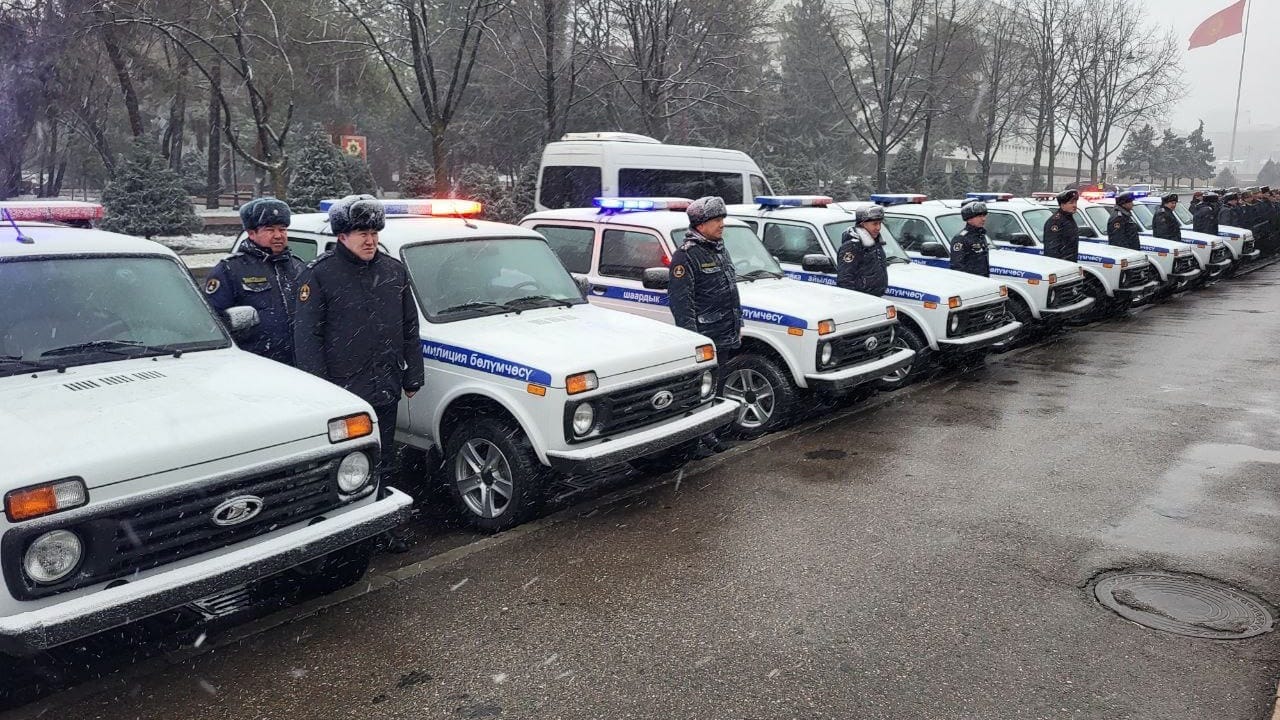 Правоохранители Чуйской области получили 20 новых автомобилей «Нива»