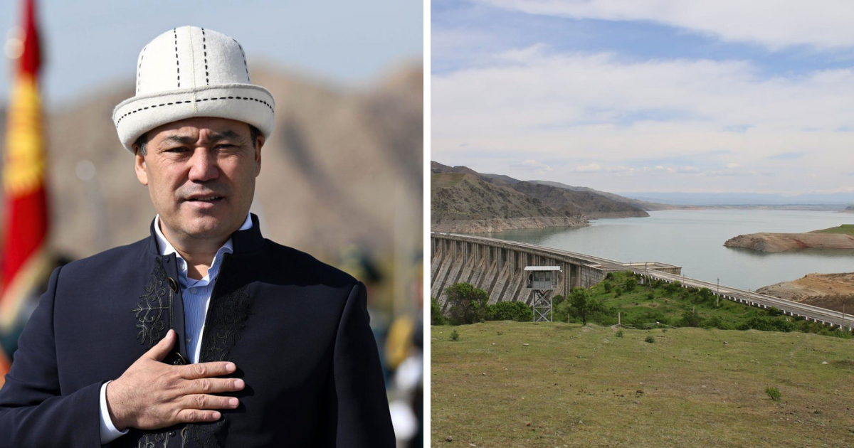 Будет вечное равновесие – Садыр Жапаров о совместном управлении Кемпир-Абадским водохранилищем