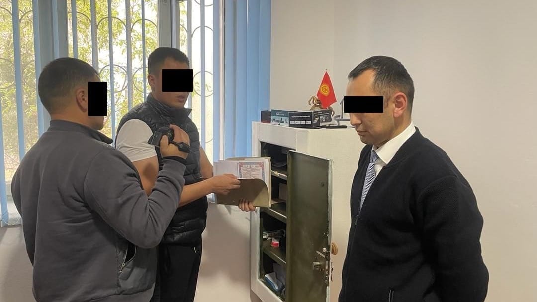 Взятка за водительское удостоверение – в Кара-Куле задержали руководителя сектора «Унаа»