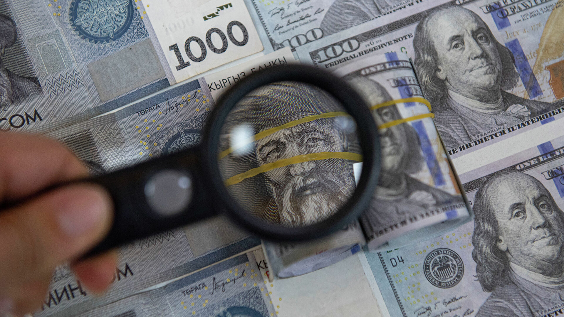Сом укрепился к рублю и тенге, но ослаб к евро — официальный курс НБКР