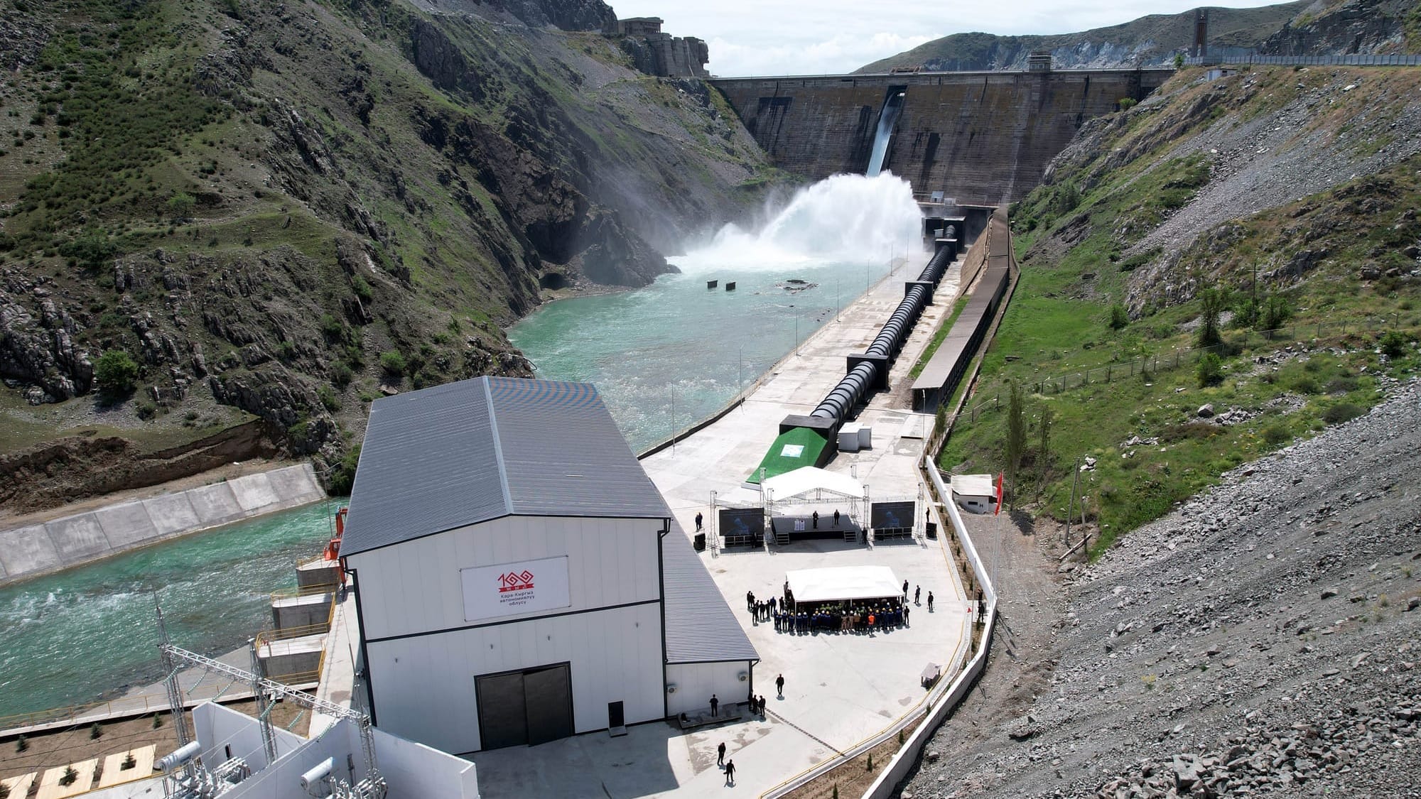 В КР запустили в эксплуатацию ГЭС «Бала-Саруу» мощностью 25 МВт