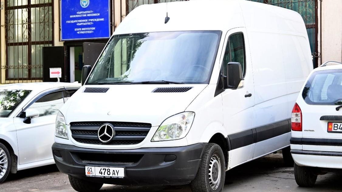 «Кыргызтест» получил новый микроавтобус для работы в регионах