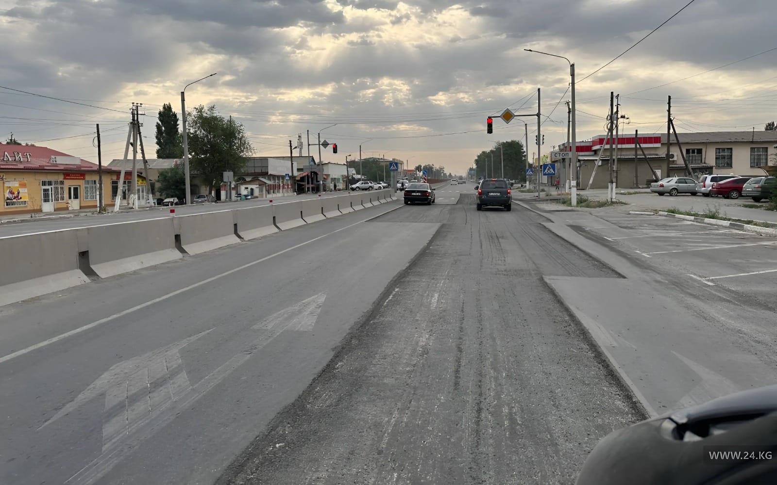 Китайскую компанию обязали переделать участок дороги Бишкек – Кара-Балта
