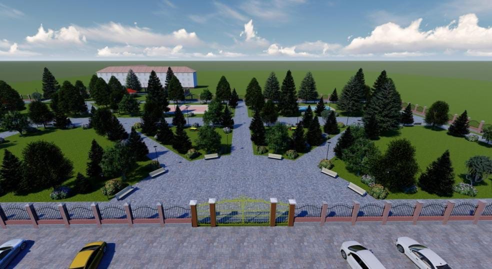В Караколе появится новый парк — эскизы Госстроя