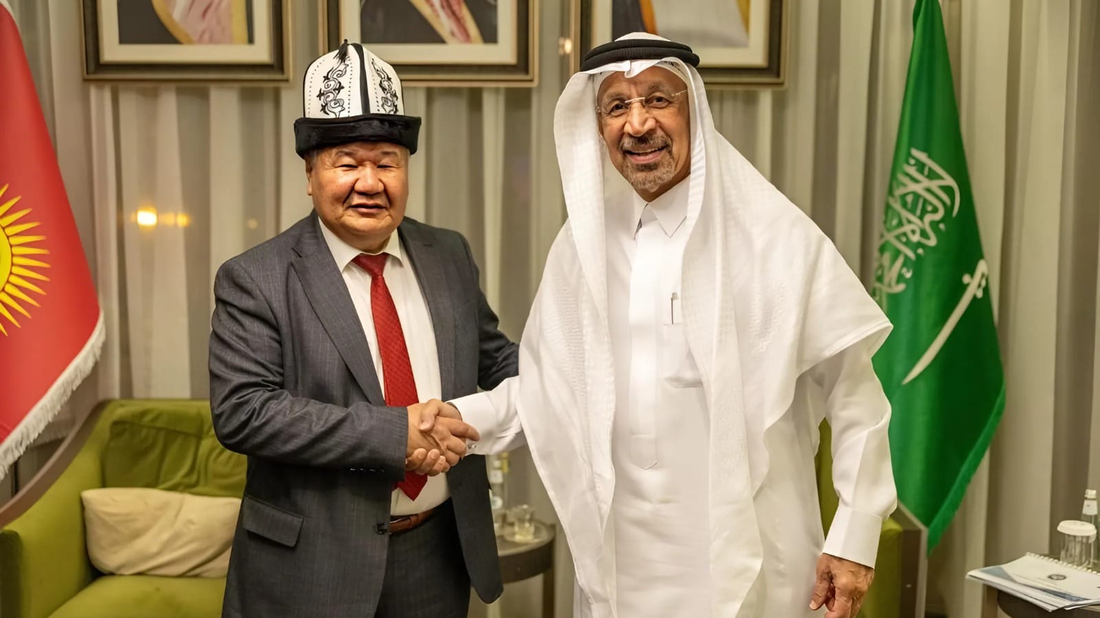 Развитие газовой инфраструктуры КР обсудили с министром инвестиций Саудовской Аравии