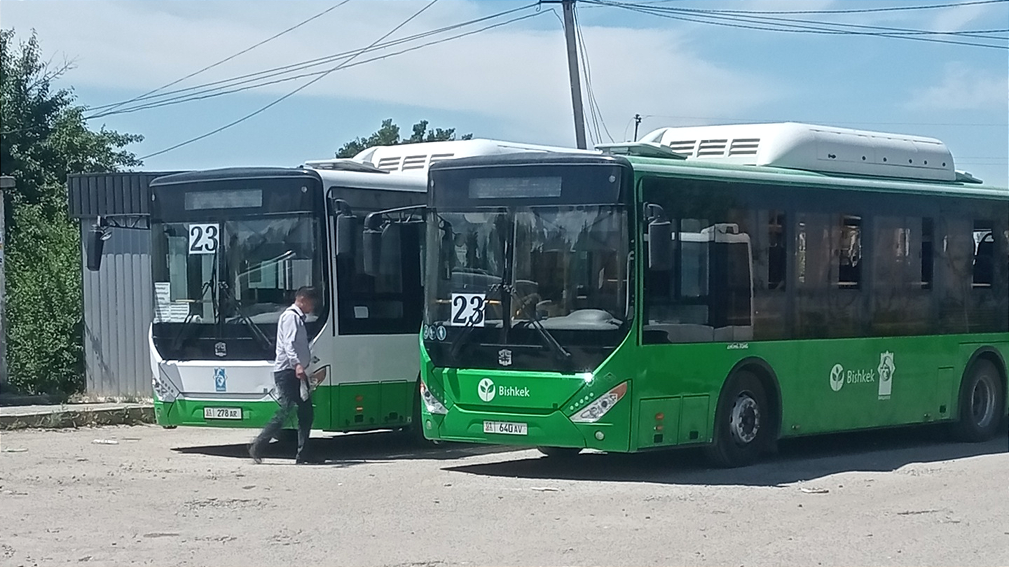 В Бишкеке частично изменили маршрут автобуса №23