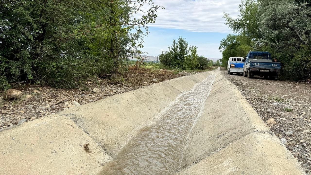 В Ноокатском районе запустили два ирригационных канала для полива более 4 тысяч га угодий