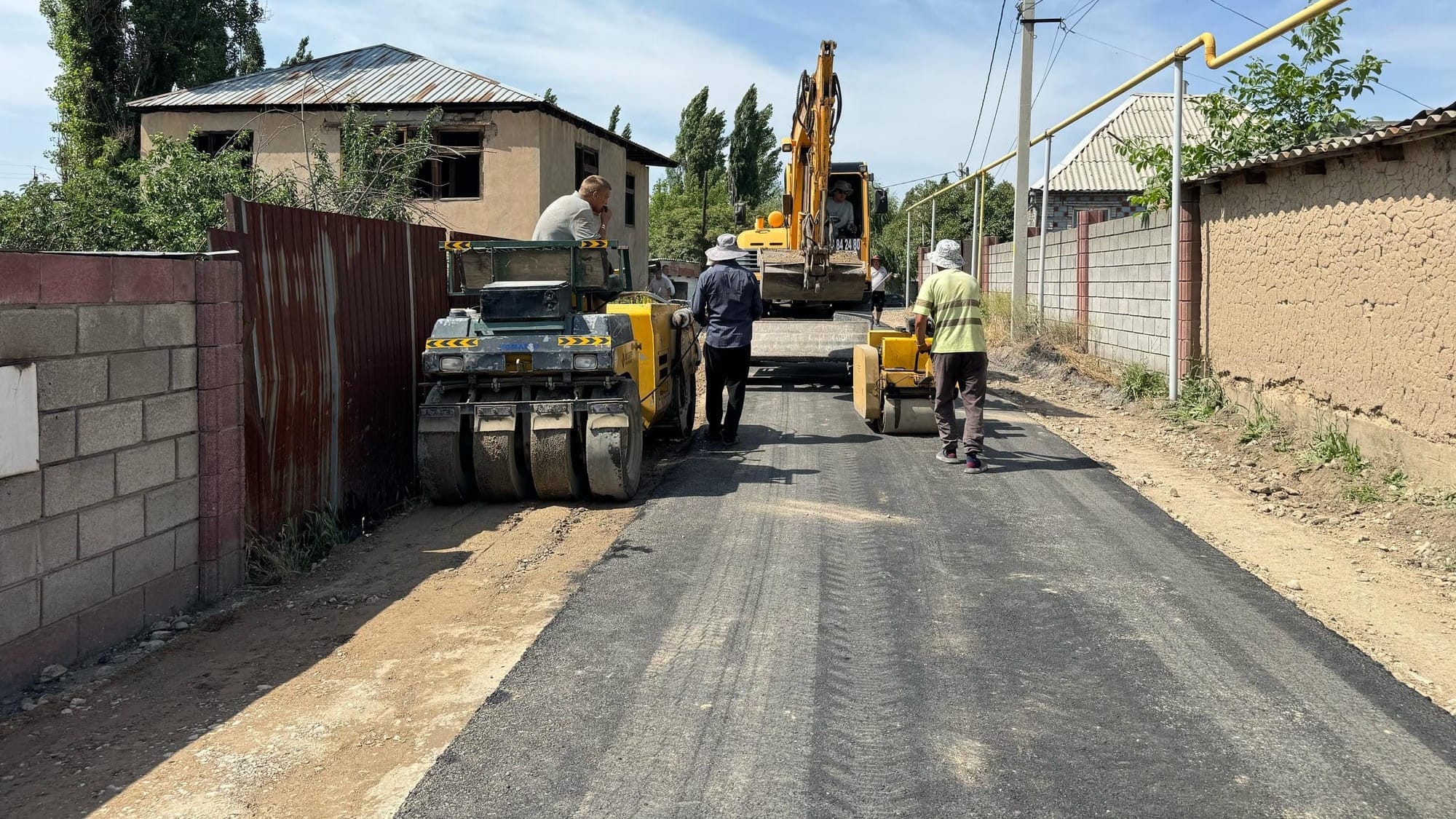 В Бишкеке отремонтировали улицу Северную