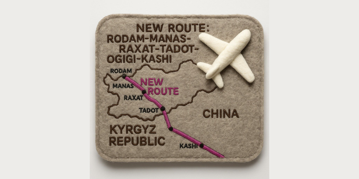 Кыргызстан и Китай открывают новую воздушную точку в районе Нарына