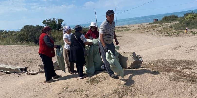 От мусора очищено 155 га побережья Иссык-Куля