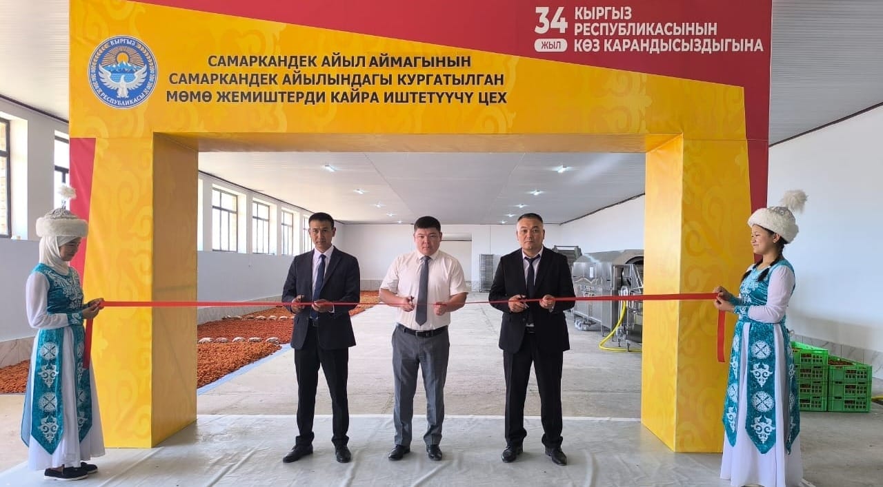 В Баткенском районе открыли три новых производственных объекта — детали проектов