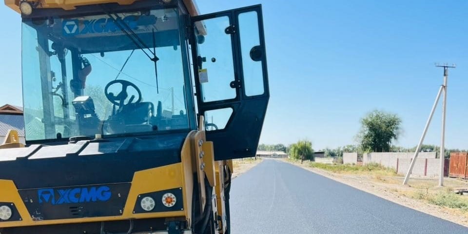 Начато асфальтирование 10 км дороги Беловодское – Толок