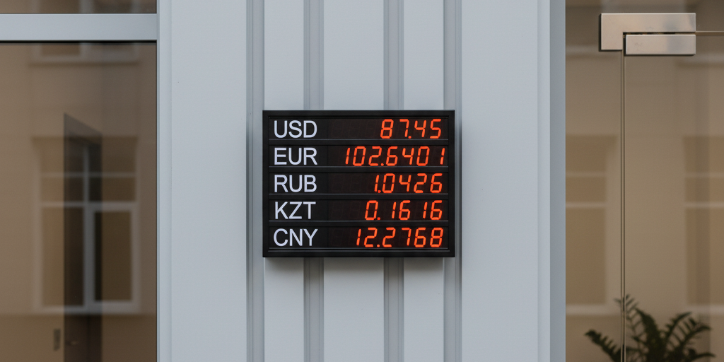 Евро и рубль укрепились к сому — официальный курс валют на 16 сентября