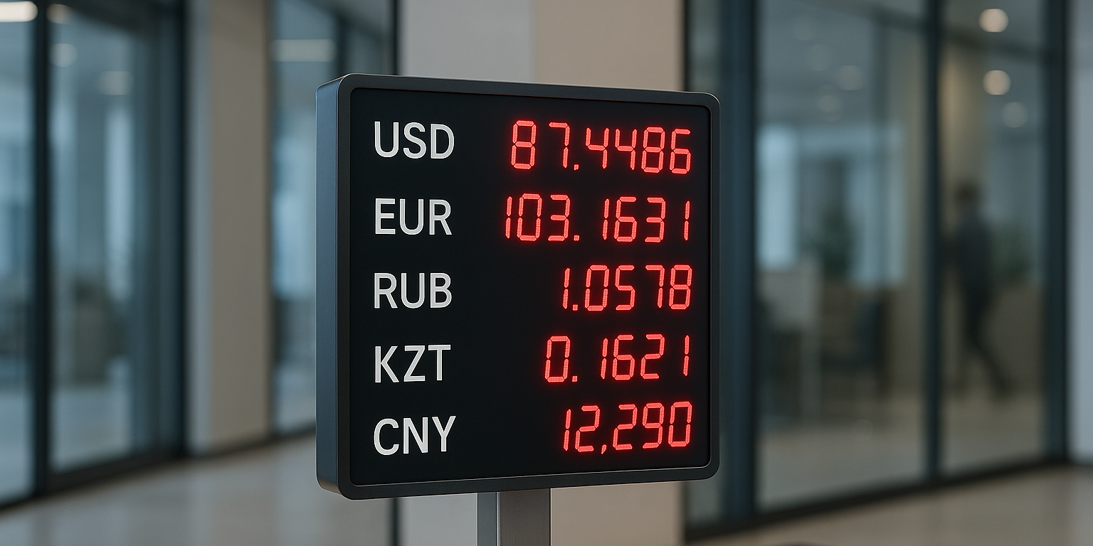 Курс валют НБКР на 17 сентября.