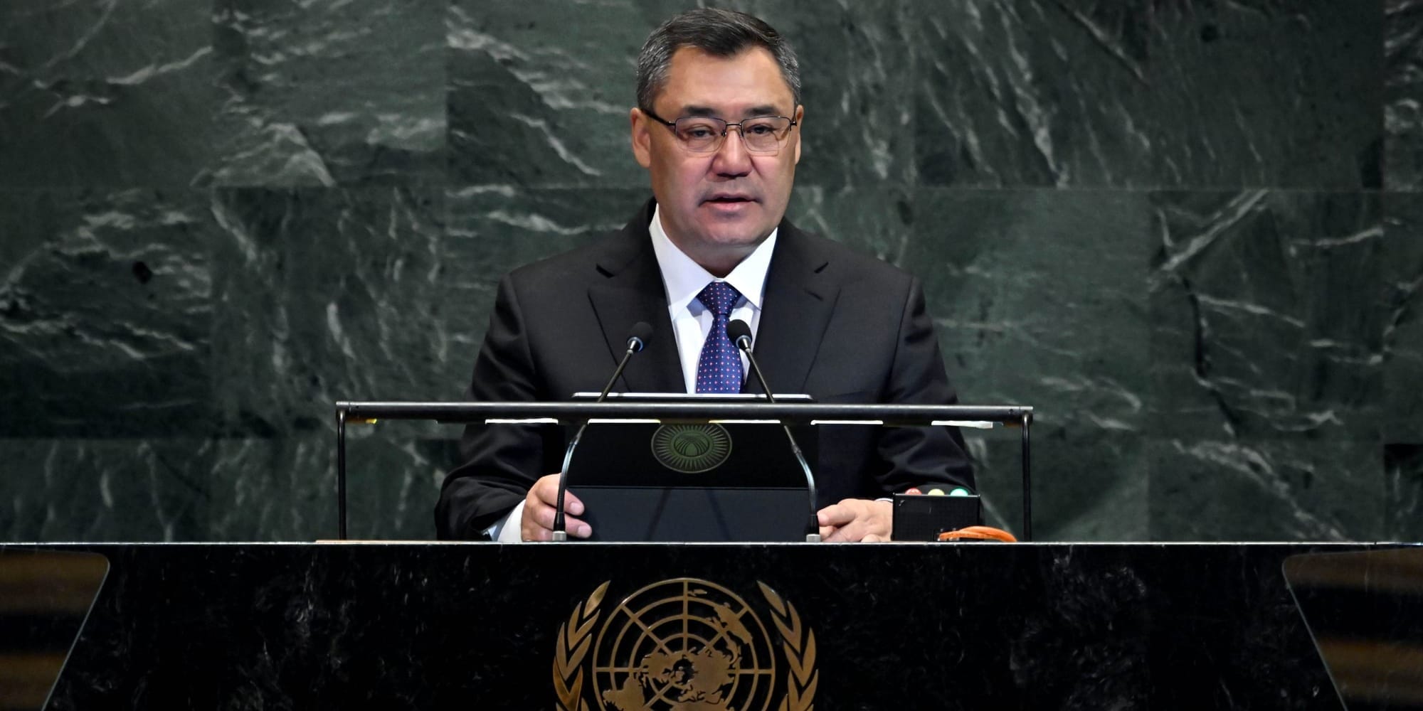 Санкции против банков КР, геноцид палестинцев, активы Афганистана — о чем говорил Жапаров на Генассамблее ООН