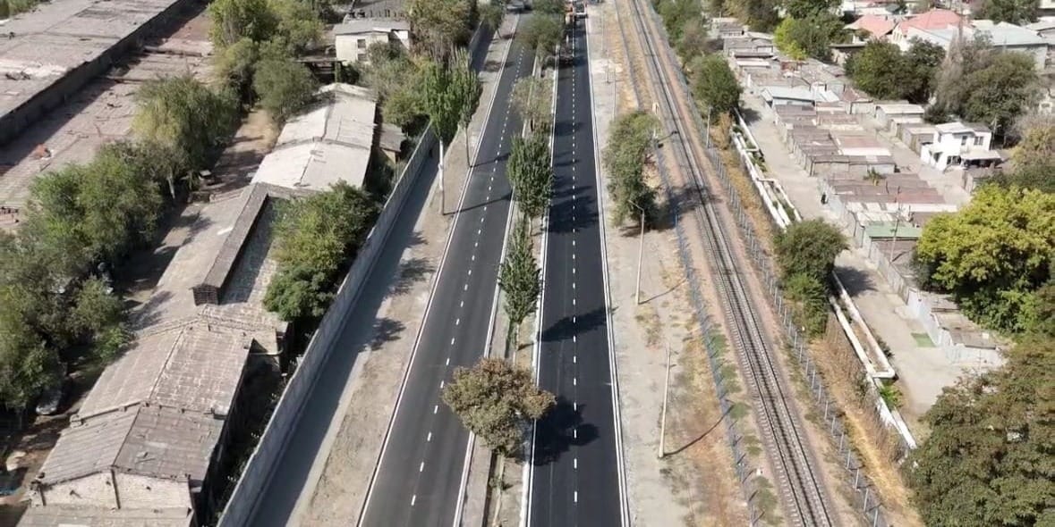 В Бишкеке открыли обновленный участок ул. Льва Толстого — от Ибраимова до Акиева