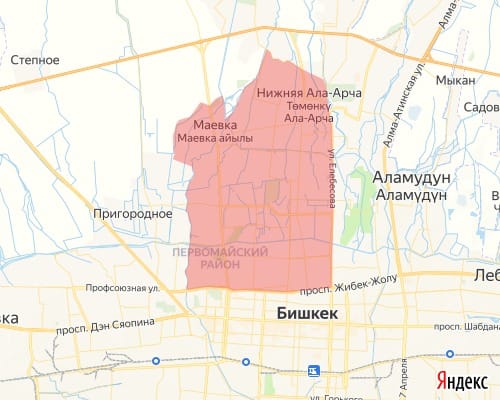 Схема отключения водоснабжения 25 сентября.