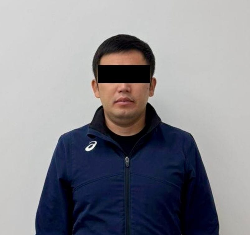 Задержанный А.Н.А. Фото: пресс-служба ГКНБ.