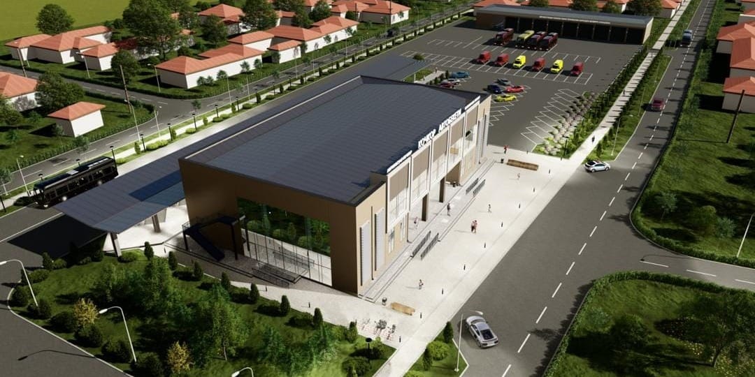 Проект нового автовокзала в Кочкоре. Фото: Минстрой.