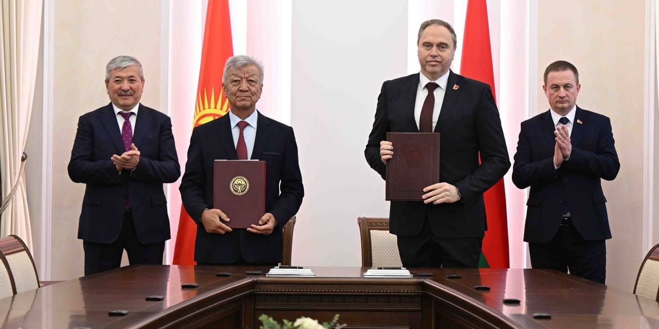 Кыргызстан и Беларусь подписали пакет соглашений по итогам визита Адылбека Касымалиева — список