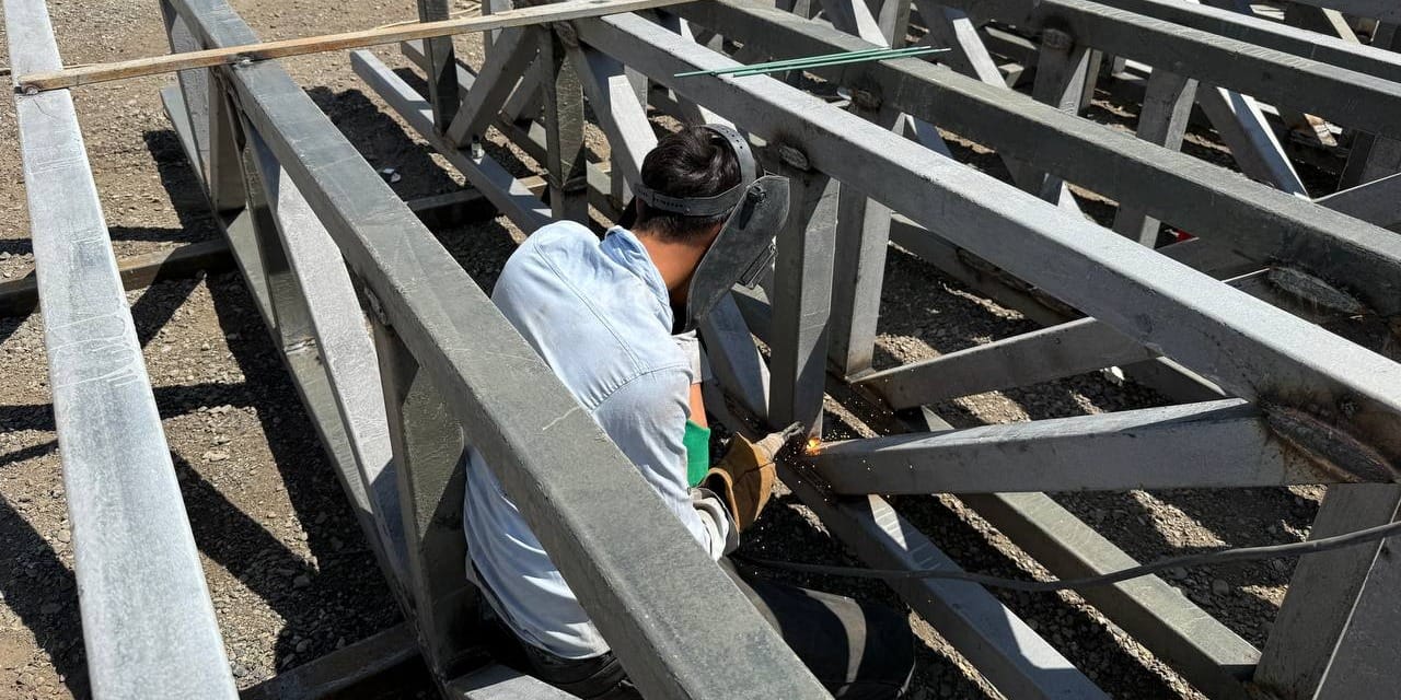 В Ошской области строят торгово-логистический центр на 1 тысячу тонн овощей и фруктов