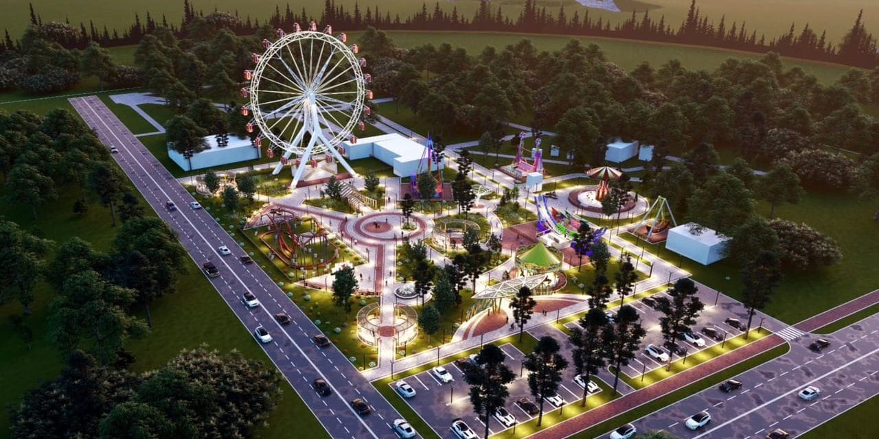 Спустя 17 лет в центральном парке Таласа вновь появятся аттракционы