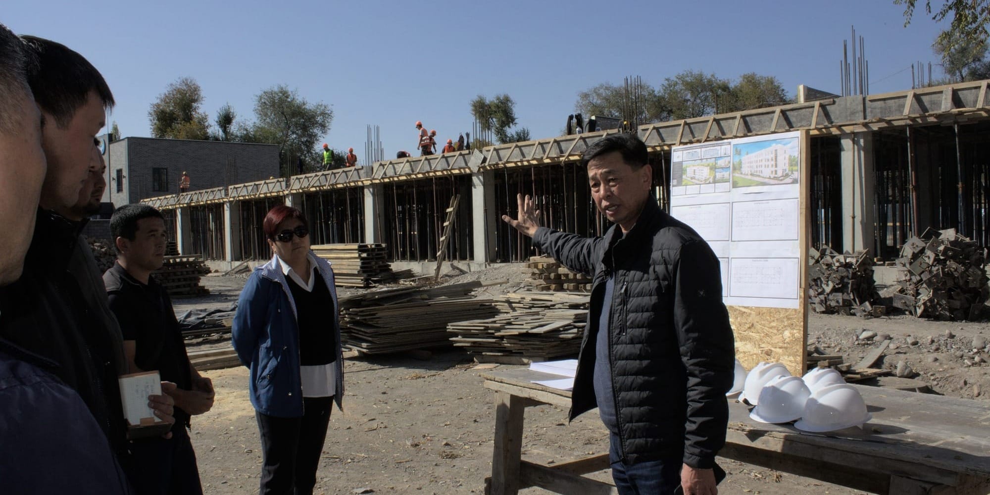 В Чуйской области строят здания судов — объекты проинспектировал Медербек Сатыев
