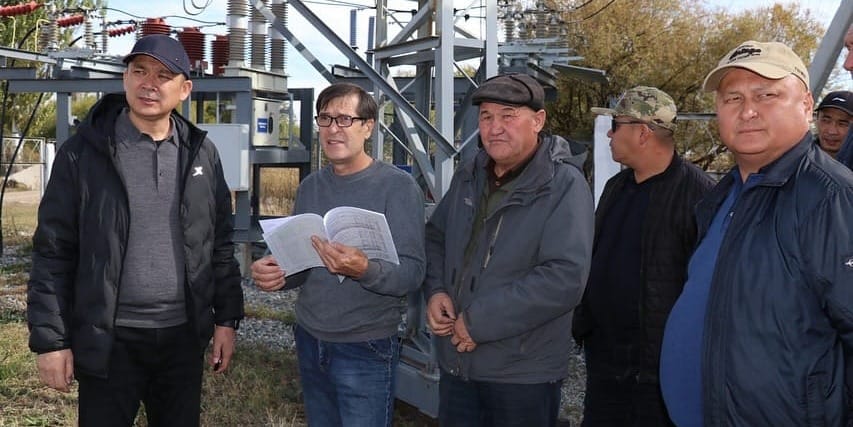 Рабочая поездка главы «НЭСК» в Иссык-Кульскую область. Фото: НЭСК.