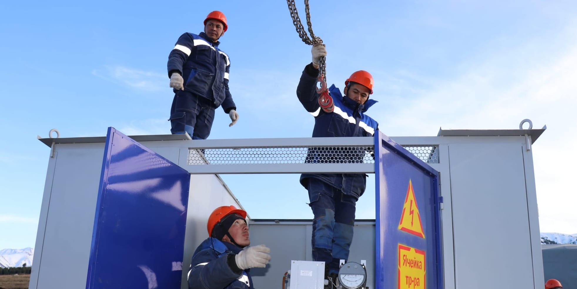 Продолжается электрификация горнолыжного комплекса «Ала-Тоо Резорт»