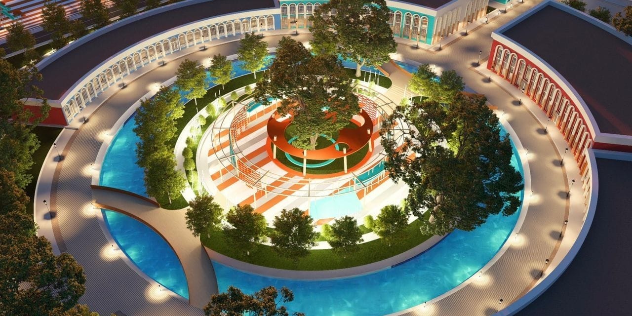 В Таласе за счет бюджета строят новый ТРЦ на 17 тысяч м²