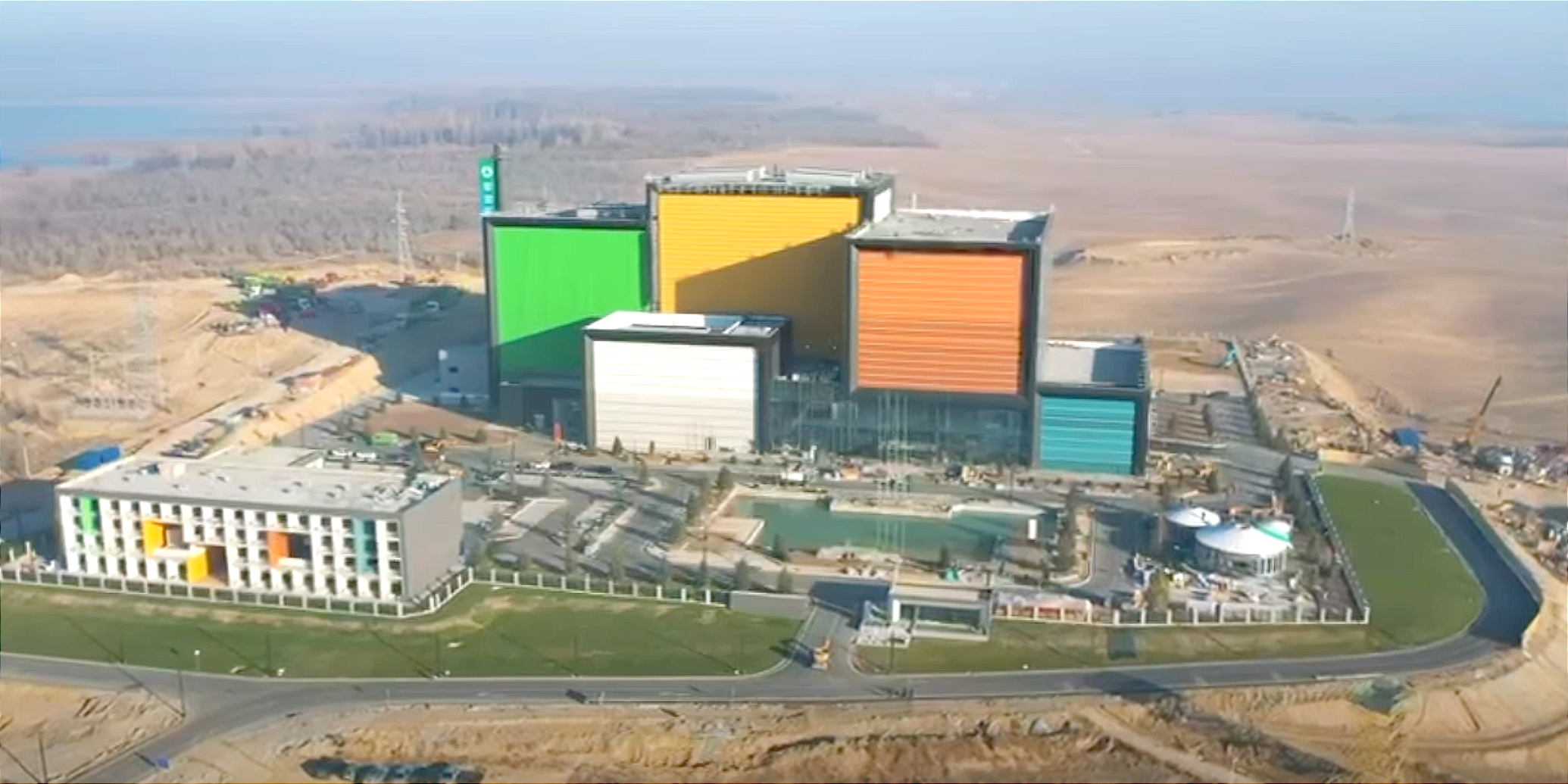 Новый мусороперерабатывающий завод в Бишкеке начал давать электроэнергию в сеть