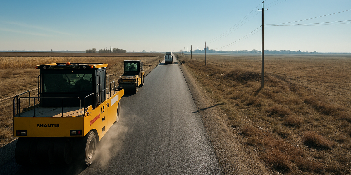 В Московском районе завершено асфальтирование дороги Беловодское – Төлөк
