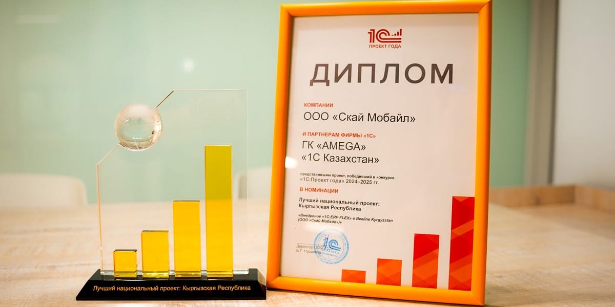 Beeline запустил лучший 1С-проект в Кыргызстане за всю историю конкурса