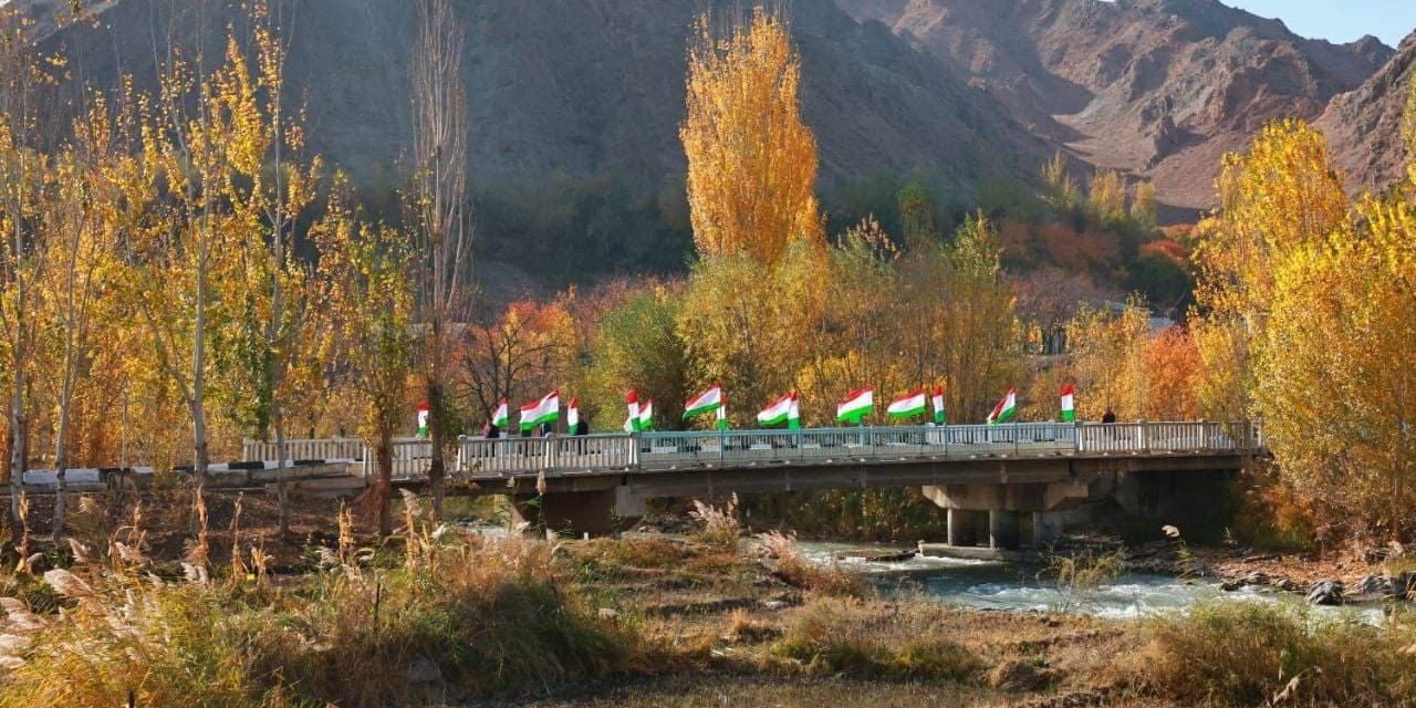 Reopening of the Isfara–Chorkukh–Vorukh road between Tajikistan and Kyrgyzstan, regional leaders at the ceremony.
