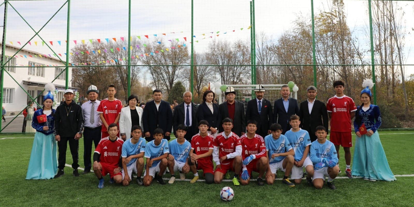 В селе Малтабар построено новое мини-футбольное поле для школьников