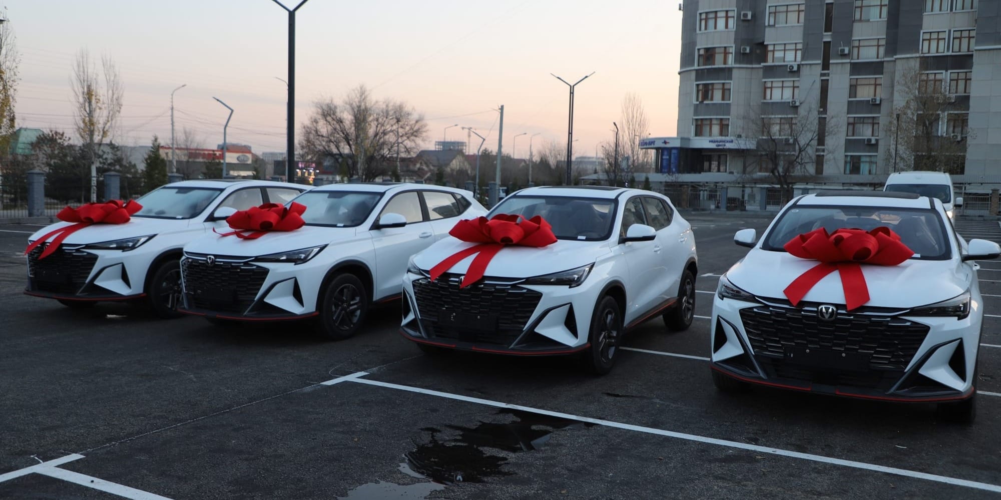 Камчыбек Ташиев передал Наццентру охраны материнства и детства 10 автомобилей