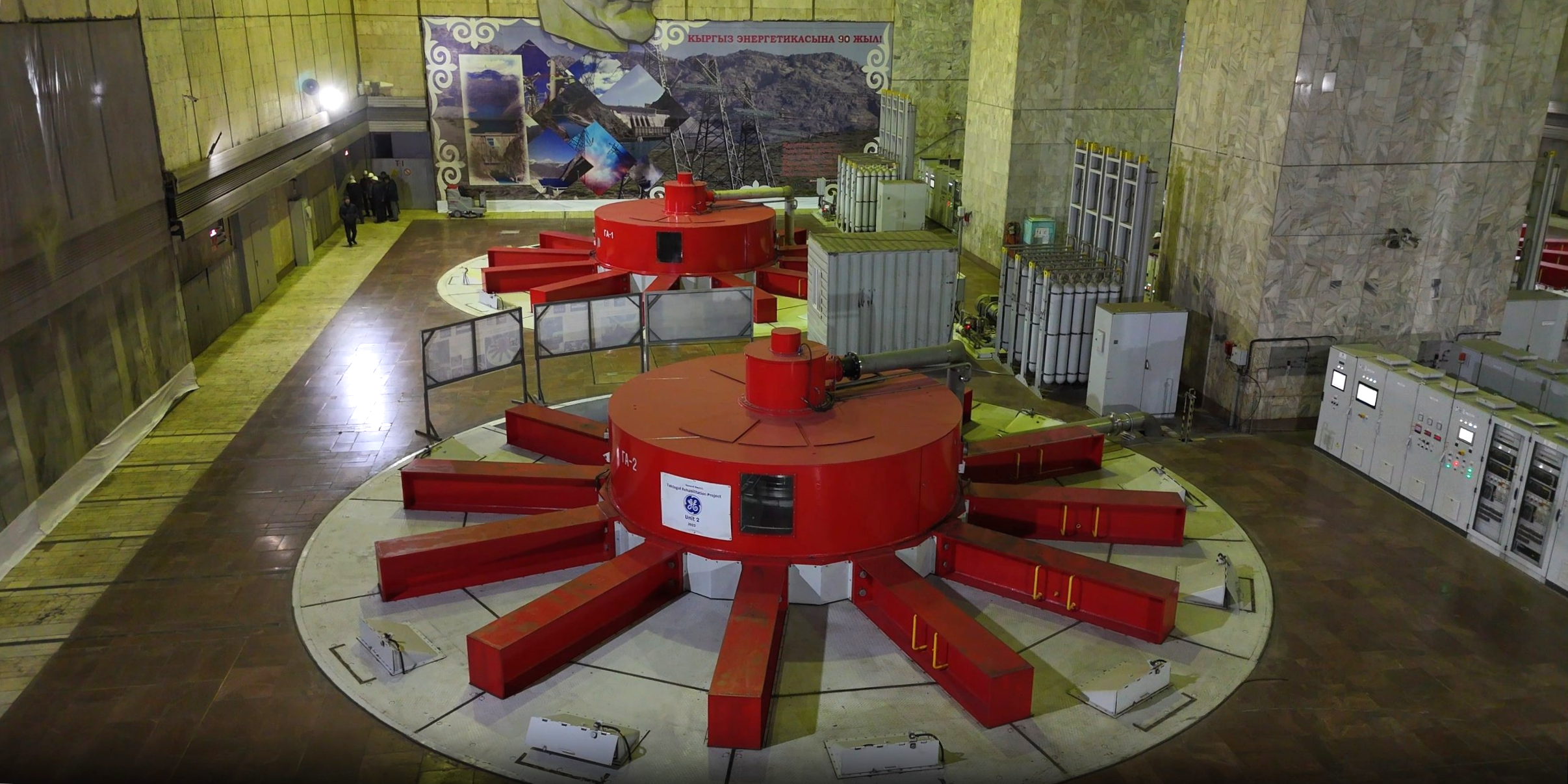 Реконструкция гидроагрегатов Токтогульской ГЭС завершена: начаты испытания