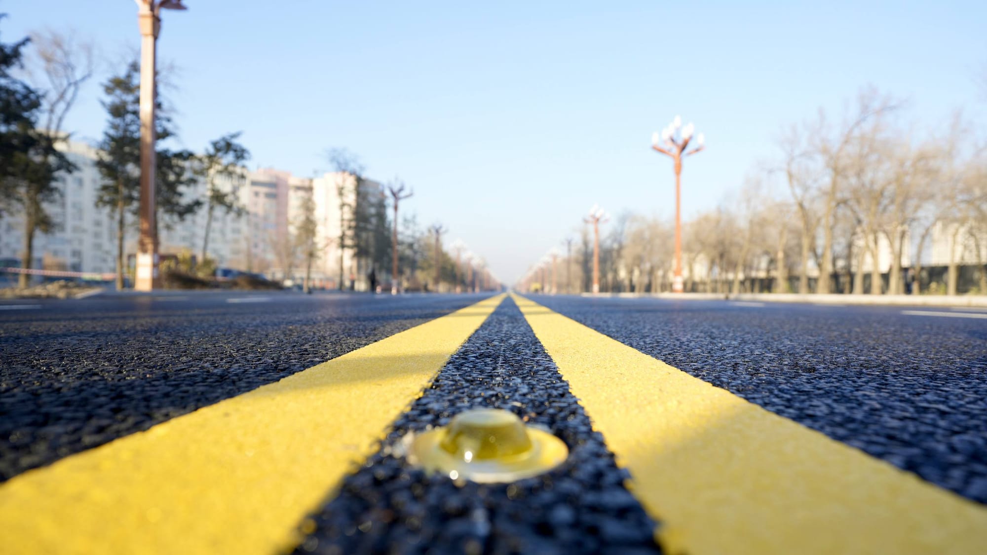 Движение на проспекте Айтматова в Бишкеке возобновлено: дорогу расширили до 22.5 метра