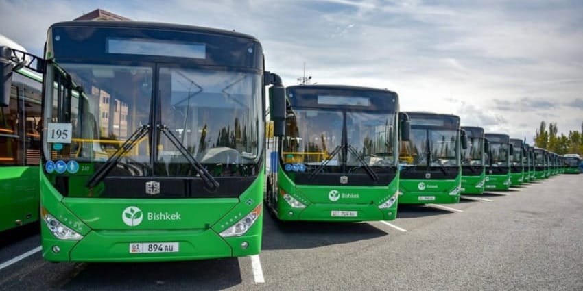 В Бишкеке изменили схему движения маршрута №195