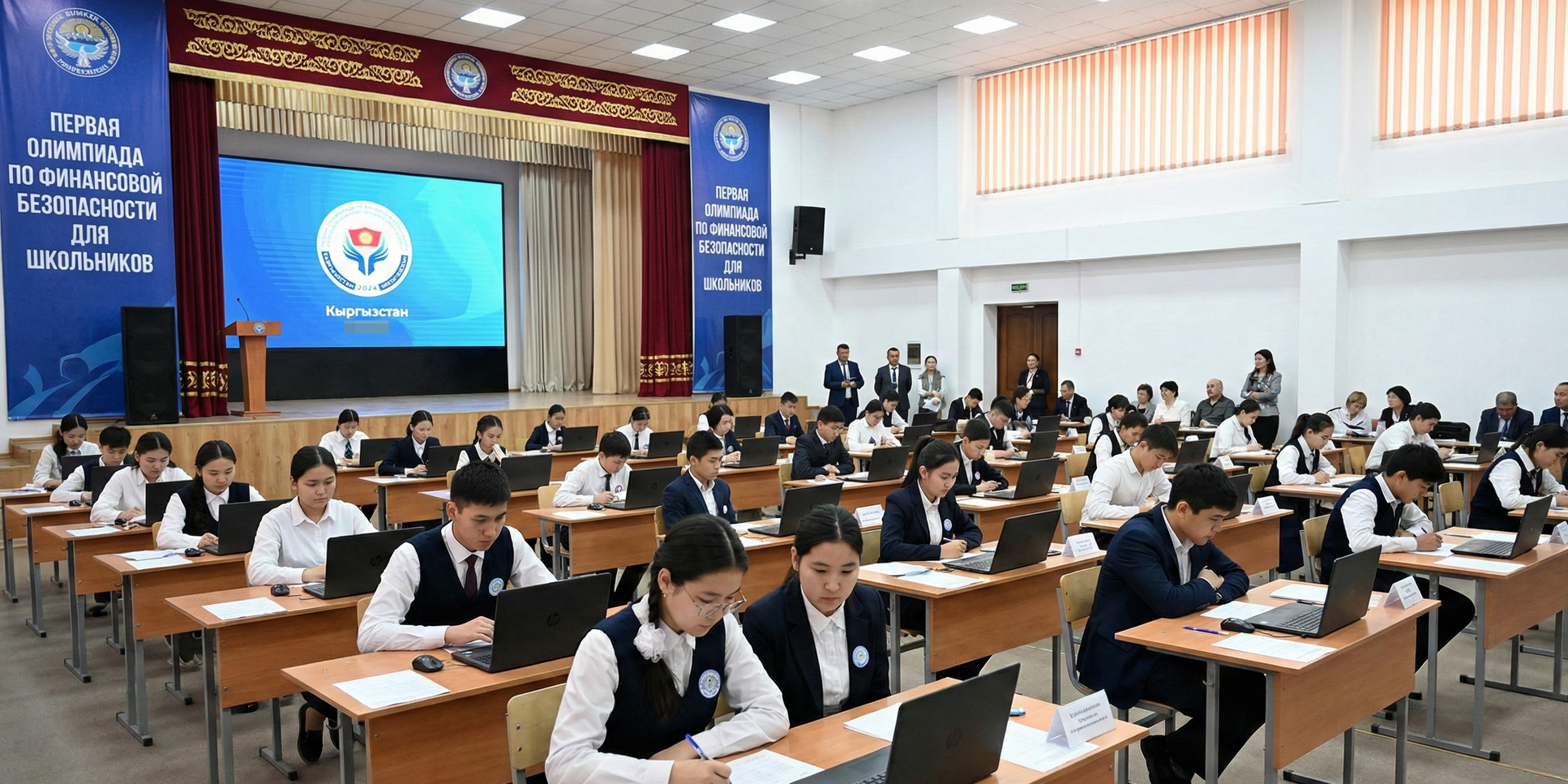 В Кыргызстане проходит первая Олимпиада по финансовой безопасности для школьников
