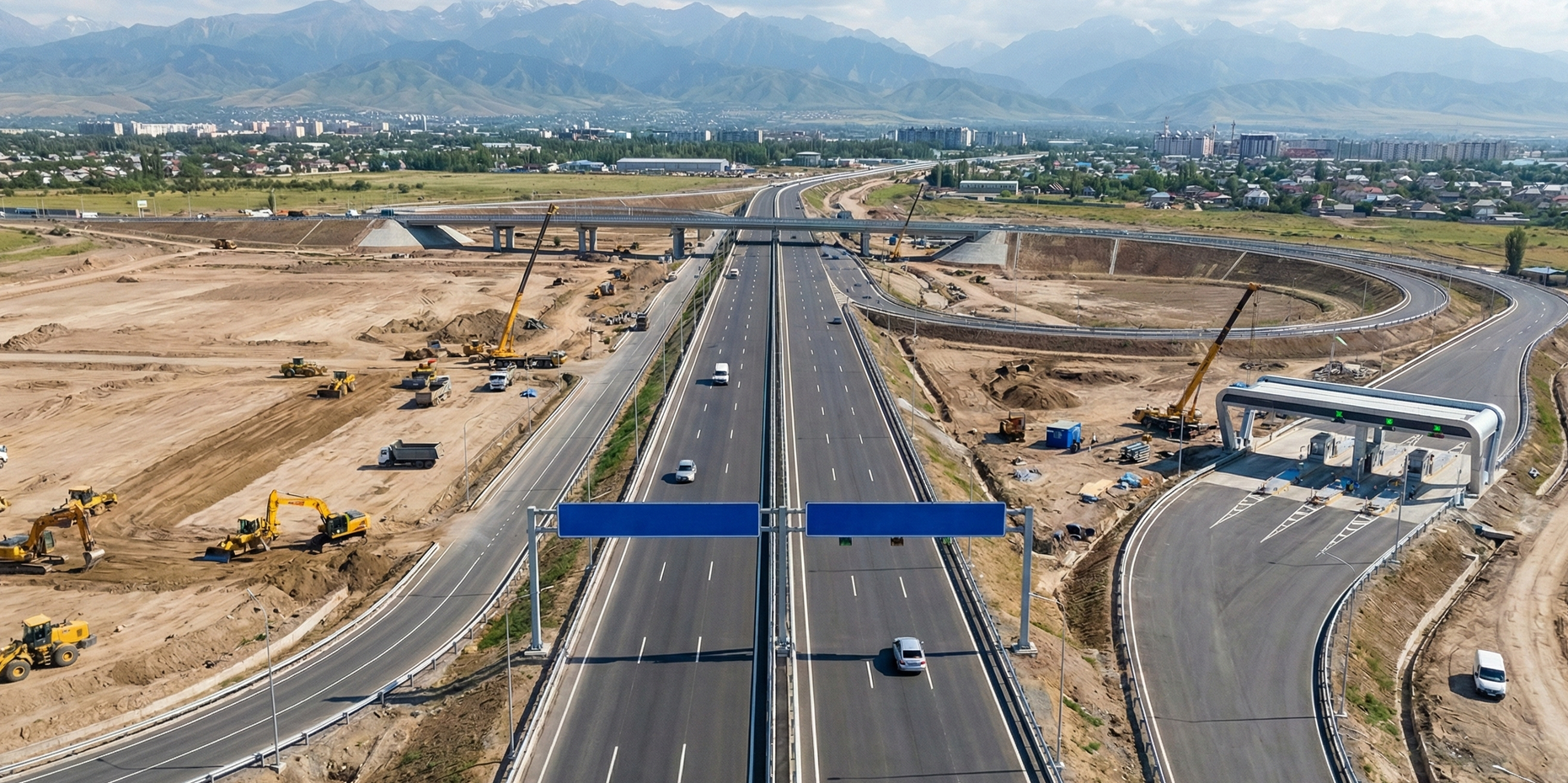 На востоке Бишкека построят платную объездную дорогу: под нее отведут 80 га земли
